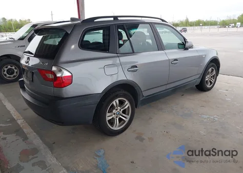 2005 BMW X3 3.0I z USA, uszkodzony, nr VIN WBXPA93495WD18319